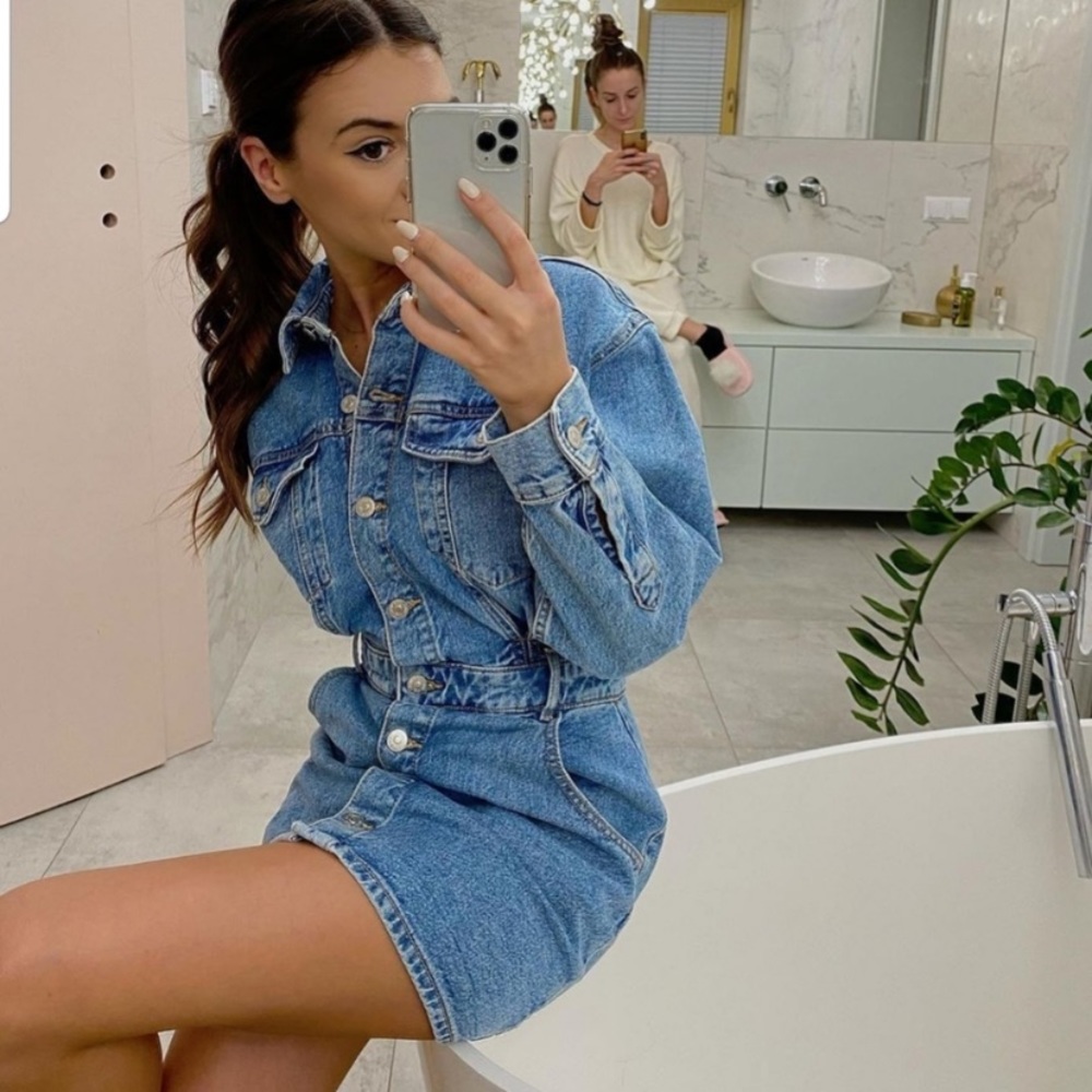 Zara denim dress